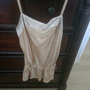 cute sparkle top with side tie